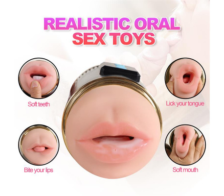 Masturbador Doble Vagina y Boca Kay
