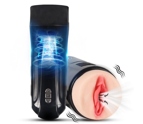 Truda Masturbador Automático Vibración y Succión Vagina