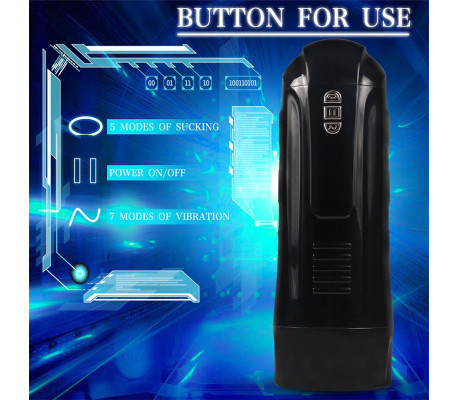 Truda Masturbador Automático Vibración y Succión Vagina