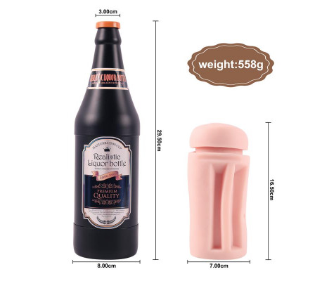 Masturbador Masculino Vagina Sonya Botella Cerveza