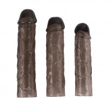 Pack 3 Fundas para el Pene Alex Color Negro
