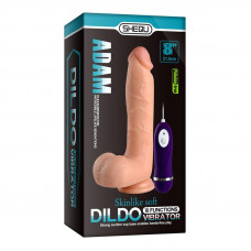 Vibrador Realista Control Remoto Adam 21 cm