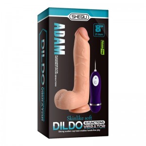 Vibrador Realista Control Remoto Adam 21 cm