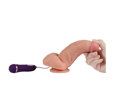 Vibrador Realista Control Remoto Red Eagle 17 cm