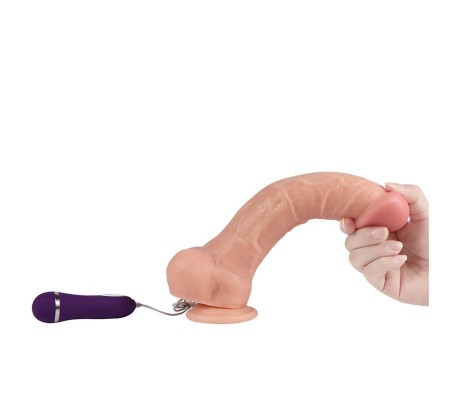 Vibrador Realista Control Remoto Apolo 24.5 cm