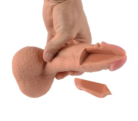Dildo Silicona Doble Densidad Castiel 19 cm