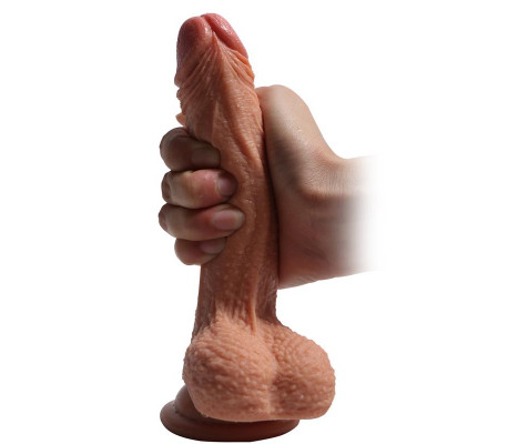 Dildo Silicona Doble Densidad Crowley 18 cm
