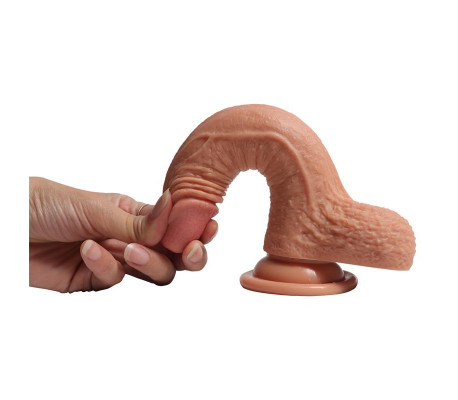 Dildo Silicona Doble Densidad Crowley 18 cm