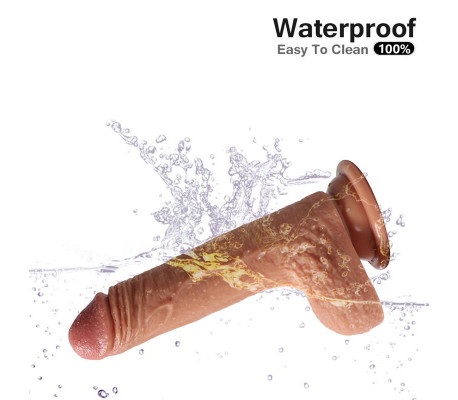 Dildo Silicona Doble Densidad Crowley 18 cm