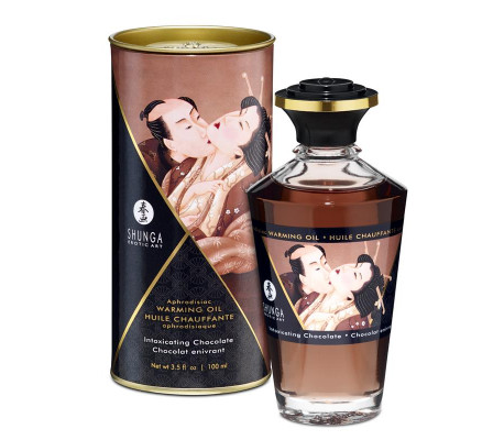 Shunga Aceite de Masaje Efecto Calor Aroma a Chocolate