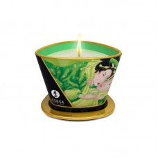 Shunga Vela de Masaje Verde Exótico