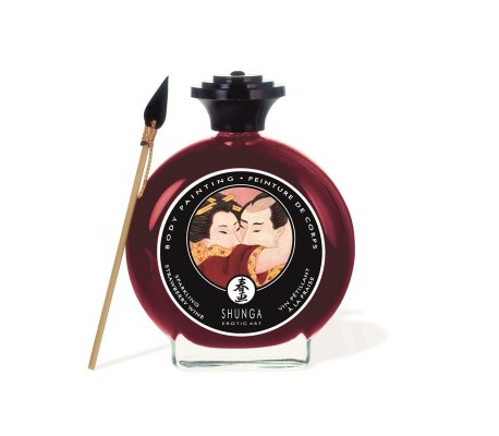 Shunga Pintura Besable Sabor Vino de Fresa