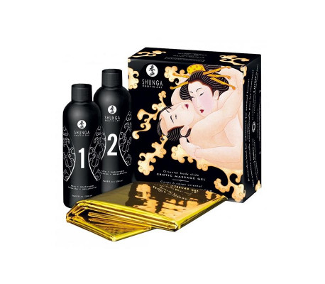 Shunga Kit de Gel de Masaje Aroma a Vino Espumoso