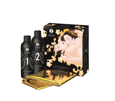 Shunga Kit de Gel de Masaje Aroma a Melón y Mango
