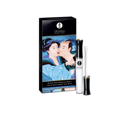Shunga Gloss para Placer Oral Agua de Coco