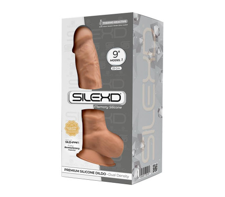 Dildo Dual Density Mol.1 - 9 Caramelo