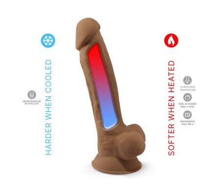 Dildo Dual Density Mod. 1 - 7 Caramel