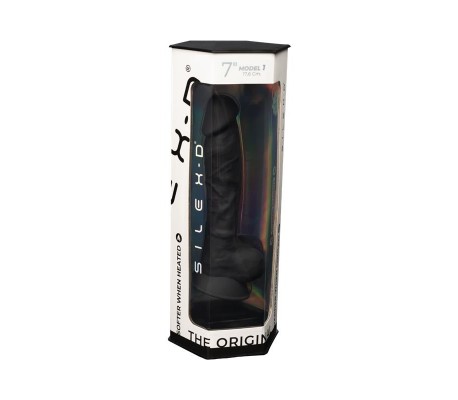Dildo Dual Density Mod. 1 - 7 Negro