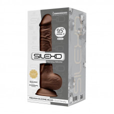 Dildo Dual Density Mod. 3 - 9.5 Marrón