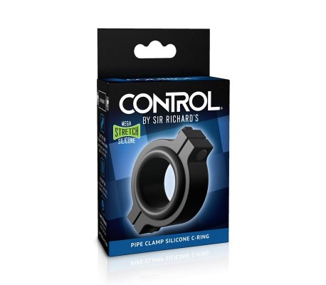 Anillo Pene o Testiculos Control Pipe-Clamp Silicona