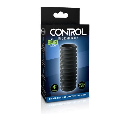 Prolongador de la Erección Control Ribbed Silicona