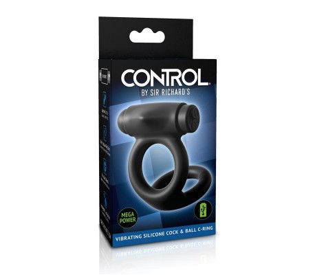 Anillo Vibrador Silicona Recargable Control Vibrating