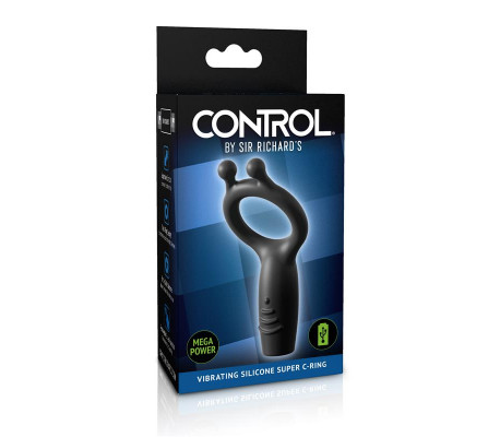 Anillo Vibrador Silicona Recargable Control Vibrating Super C-Ring