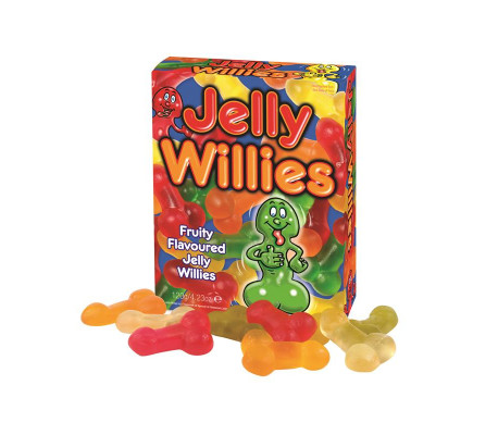 Gominolas Forma de Pene Sabor a Frutas 120 gr