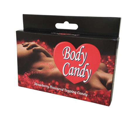 Polvos Comestibles Body Candy Sabor Fresa 2x16gr