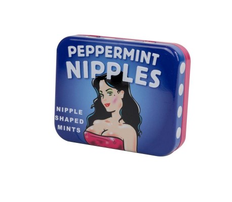 Caramelos Sabor Menta Forma Pezones Sin Azucar