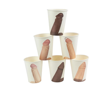 Vasos con Penes Pack de 6