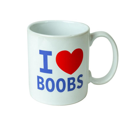 Taza de Cerámica I Love Boobs