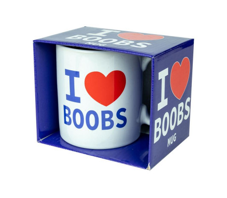 Taza de Cerámica I Love Boobs