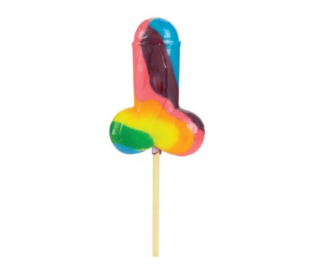 Piruleta Forma de Pene Multicolor