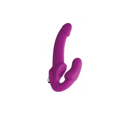 Evoke Vibrador Doble Sin Arnés Purpura
