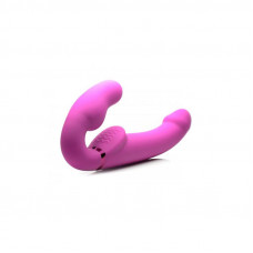 Inflatable Vibrador Doble Funcion Inflable Control Remoto Rosa