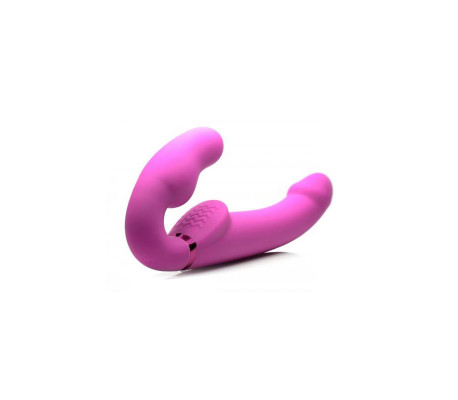 Inflatable Vibrador Doble Funcion Inflable Control Remoto Rosa