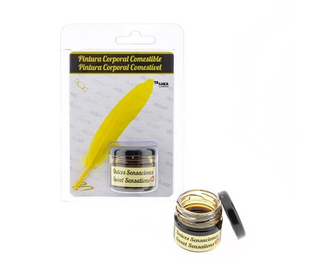 Pintura Corporal Besable Sabor Caramelo