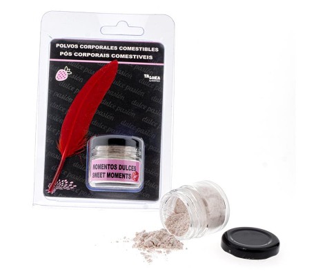 Polvos Corporales Sabor Fresa + Plumero