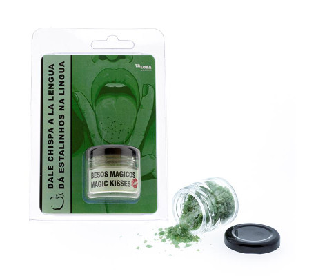 Dale Chispa a la Lengua Sabor Manzana Verde con Chasquidos