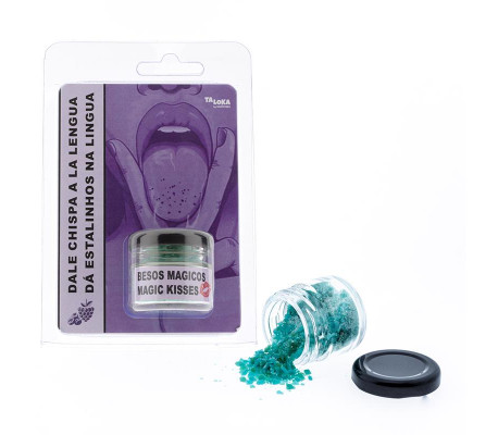 Dale Chispa a la Lengua Caramelo Sabor Frambuesa Azul con Chasquido