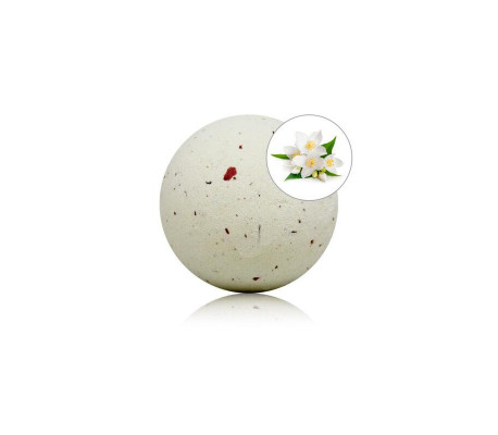 Bomba de Baño Aroma Jazmín con Pétalos de Rosa 150 gr