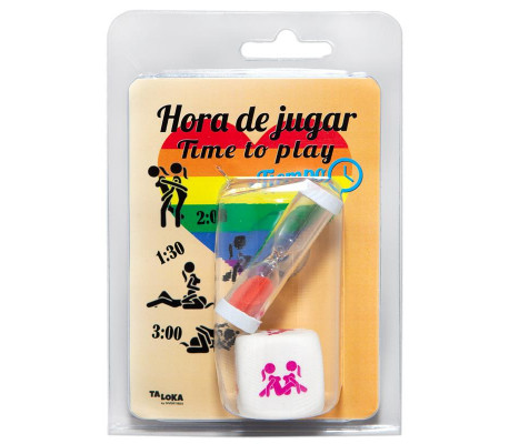 Set Dado de Posturas y Reloj de Arena