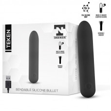 Teken Bala Vibradora Flexible Silicona Líquida Unibody USB Magnético