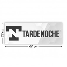 Cartel Promocional Tardenoche 60 cm x 22 cm