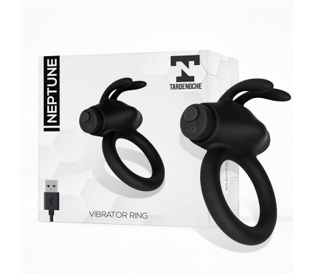 Neptune Anillo Vibrador Silicona Recargable USB