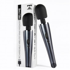 Wand Massager Relyme USB Silicone Black