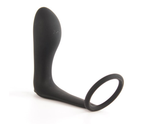Ansel Plug Anal con Vibración y Anillo USB Silicona