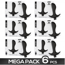 Pack de 6 Lever Plug Anal con Vibracion