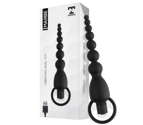 Marbe Cadena Anal con Vibración USB Silicona